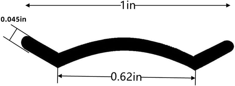 ADKUN 1" RV Vinyl Trim Molding Insert Black,for RV Camper Travel Trailer Screw Cover Gutter Corner Channel Outside Seam roof Edge Track Heavy Duty Trim (50 ft) - Image 3